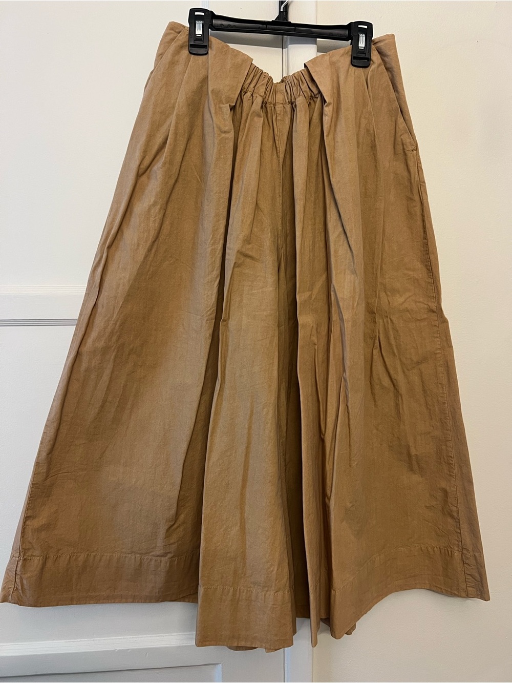 Free People wide leg pants in Camel